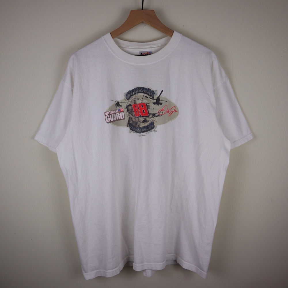 Dale Earnhardt Jr National Guard‎ Citizen Soldier Chase Nascar Shirt XL 23.5x28